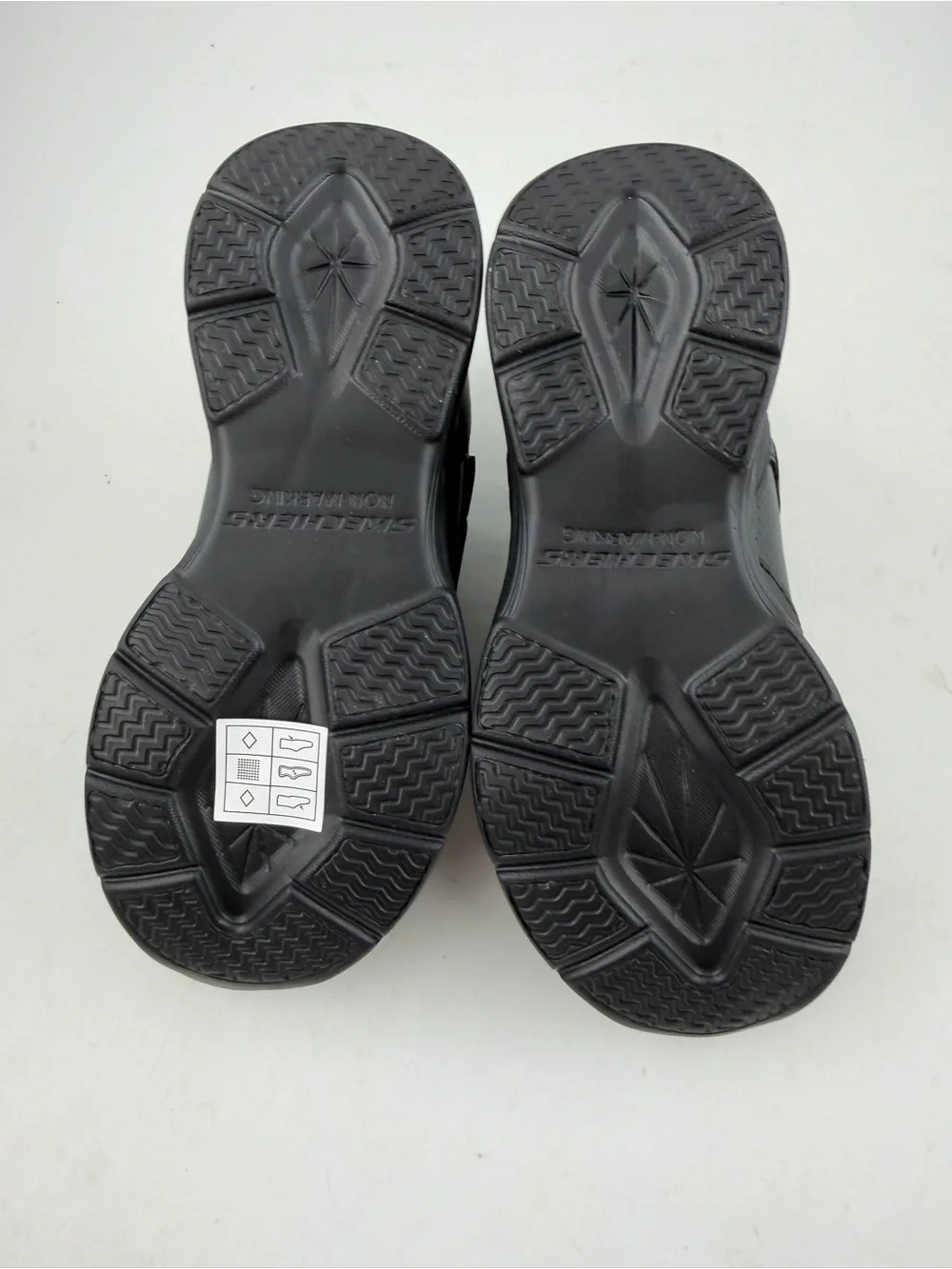 Skechers Kids' Black Athletic Sneakers -SZ 11.5- - Easy Hook & Loop Closure